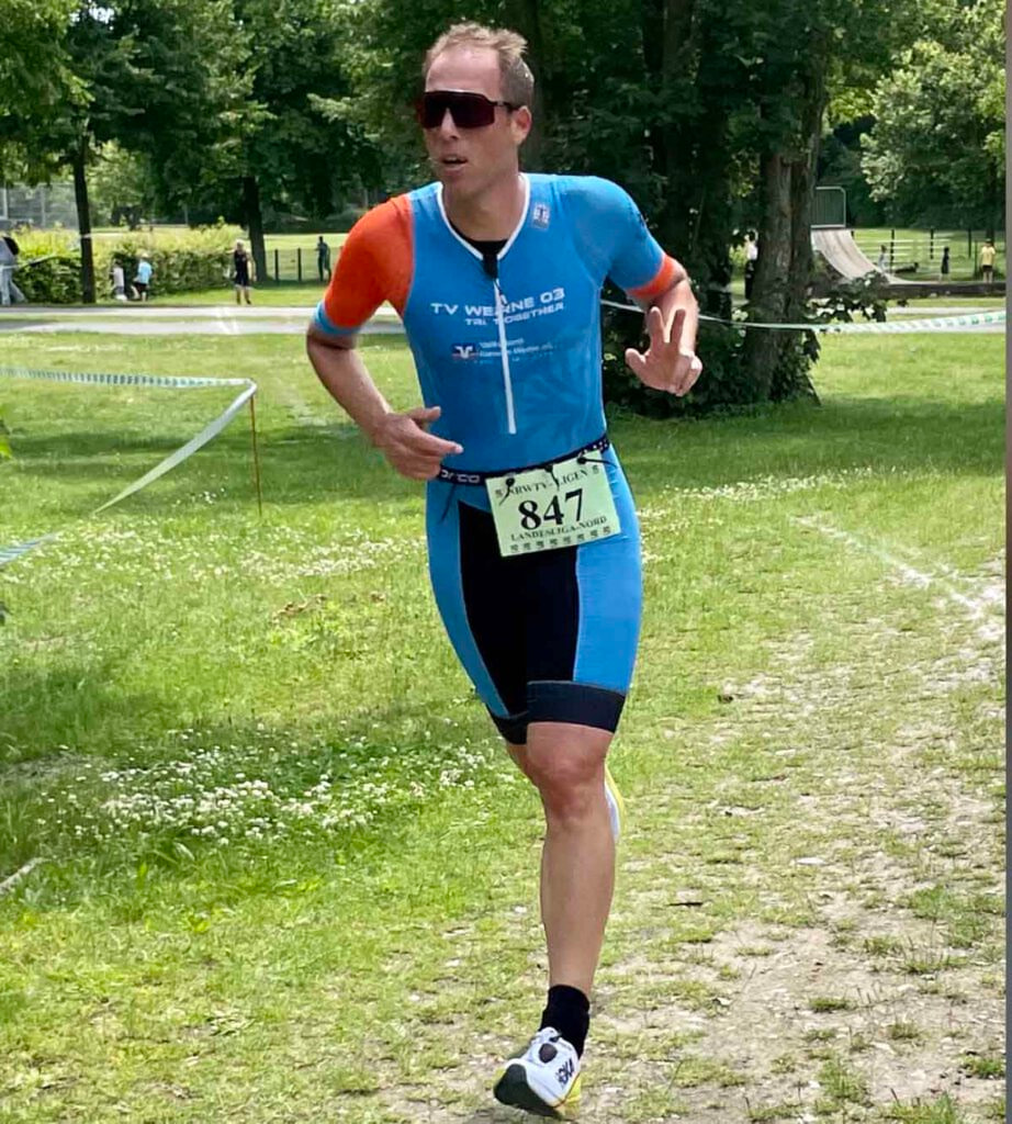 Debütant Björn Kräher überzeugte mit der schnellsten Zeit im Team. Foto: Neuhaus
